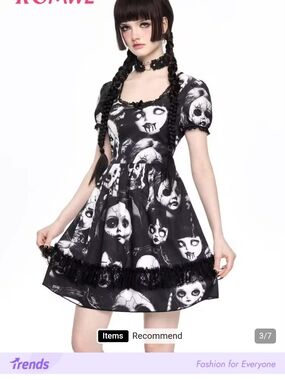 Romwe Evil Doll Dress